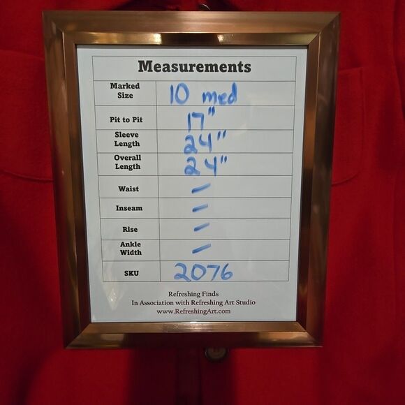 VTG Red Wool Cashmere Blazer Sz10 Jacket Harve Bernard Ukraine Cottage Fairy Lux - Picture 2 of 11